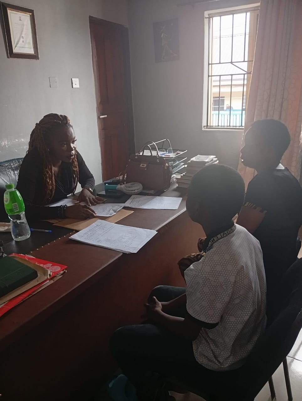 A screening during the My Health, My Wealth outreach
